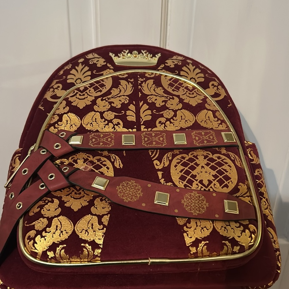Loungefly Game of Thrones Joffrey Cosplay Mini Backpack Velvet Gold Foil Rare - Picture 12 of 14